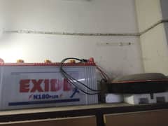 UPS (Home Usage Inverter) with Exide 180 v battery