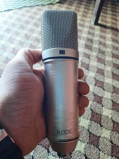 u87 rode condenser microphone