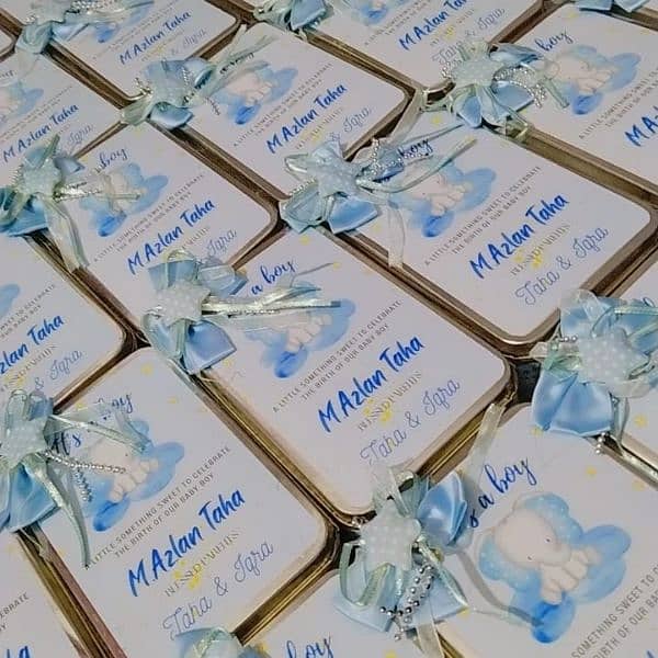 tin boxes baby announcement boxes 10