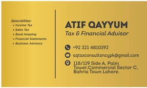 Tax , filer , income tax , filer , sales tax , tax return , pvt ltd