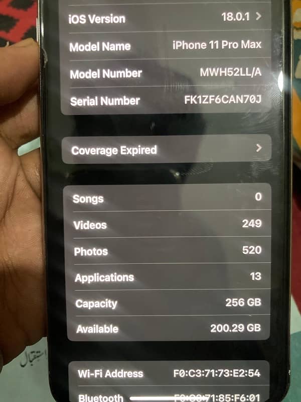 IPHONE 11 PRO MAX 256gb 6