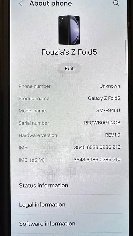 samsung fold 5 non pta 2