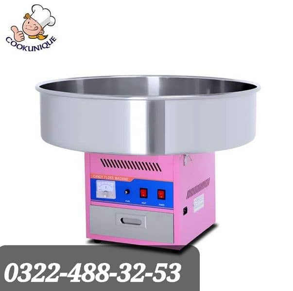 Pizza Oven Dough Mixer Fryar cotton candy hot plate Slush fast foods 7