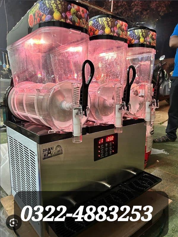 Pizza Oven Dough Mixer Fryar cotton candy hot plate Slush fast foods 8