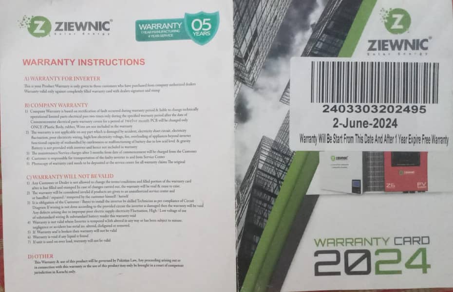 Zewnic Hybrid Inverter 4.5 KW (PV 6500, Z-5 Series) 3