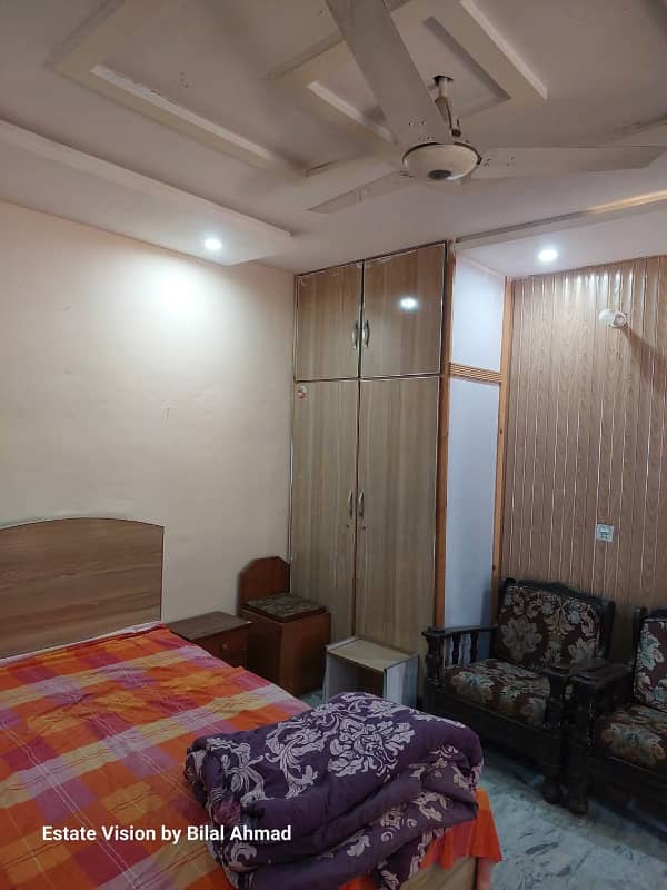 5 Marla Furnished upper portion for Rentwith 2 Bedroom cupboard Fan lights Best opportunity in low budget clients l 5