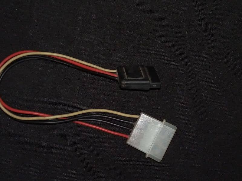 4 pin molex connector to  1 SATA power connector for SATA Hard Drives. 0