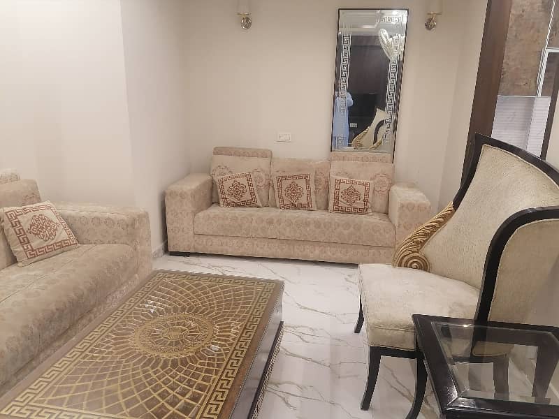 1 BAD FULL FURNISHED APARTMENT FOR RENT IN SECTOR F BAHRIA TOWN LAHORE 0