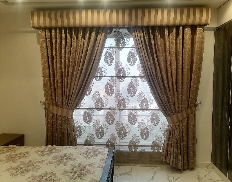 1 BAD FULL FURNISHED APARTMENT FOR RENT IN SECTOR F BAHRIA TOWN LAHORE 10