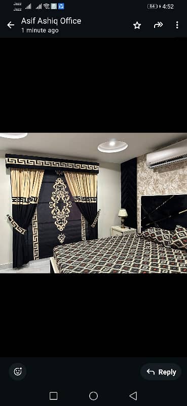 1 BAD FULL FURNISHED APARTMENT FOR RENT IN SECTOR D BAHRIA TOWN 1