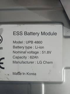 lg 48volt 62ah lithium battery