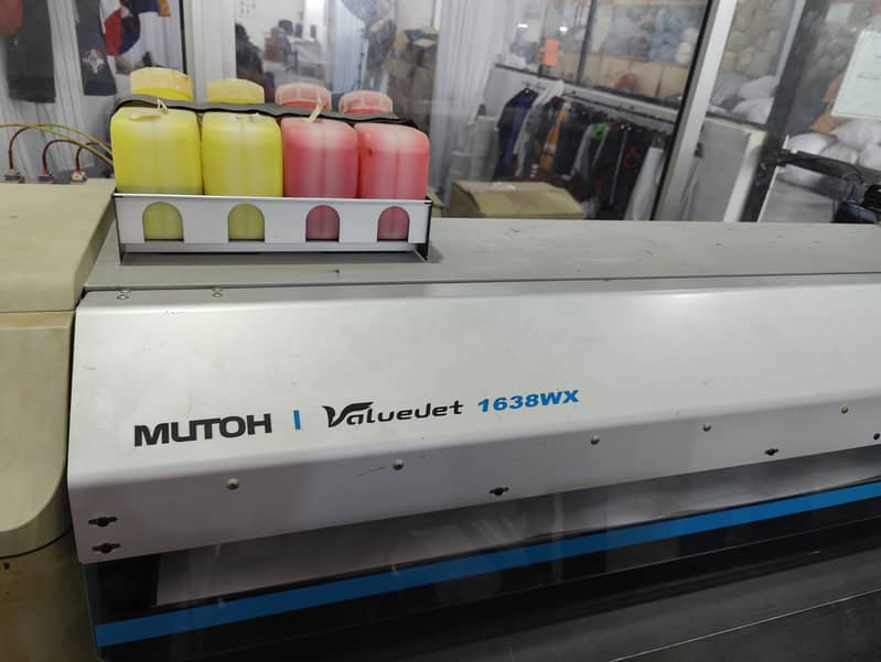 Mutoh Rj-900x Sublimation Printer & Mutoh Vj 1638wx For Sale 7