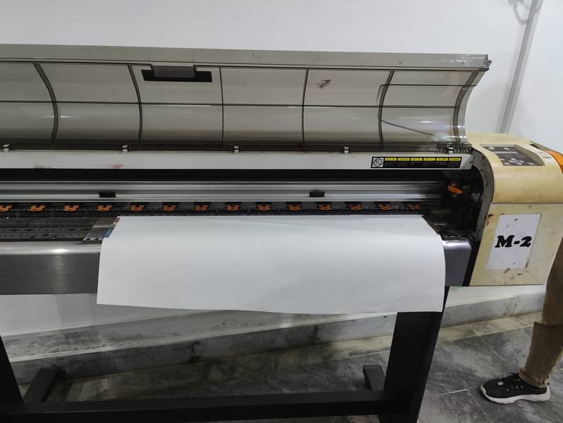 Mutoh Rj-900x Sublimation Printer & Mutoh Vj 1638wx For Sale 11