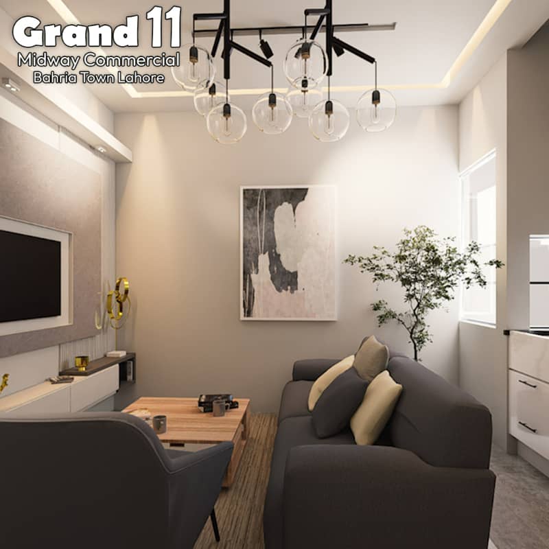 Book Your 2 Bed Luxury Apartment in Just 29.5 Lac Only In Grand 11 Bahria Town Lahore 5