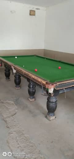 2 snooker table