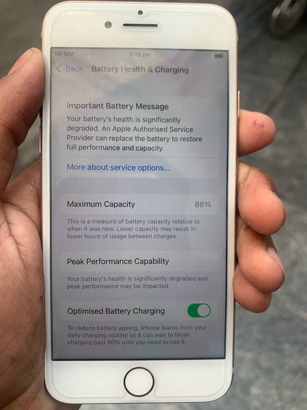 iphone 8 64gb 3month sim working zong Location Mehrabpur sindh 1