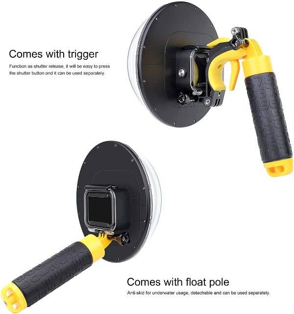 SOONSUN Dome Port for GoPro Hero 8 Black, 147 Feet Underwater Dome 4