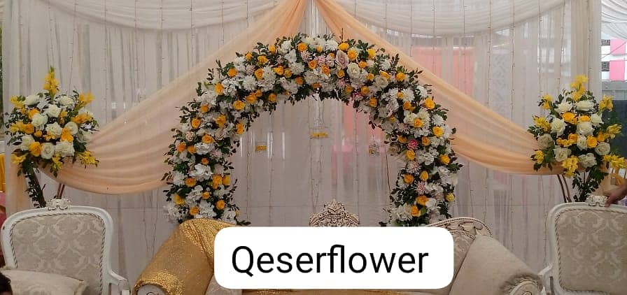 Flower Decoration/Wedding Events Decor/Car decor/Nikkah decor 10