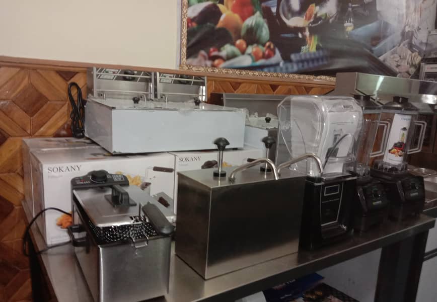 Dough Mixer Fryer banler /pizza oven /hot case/ coffee charga peroofer 2