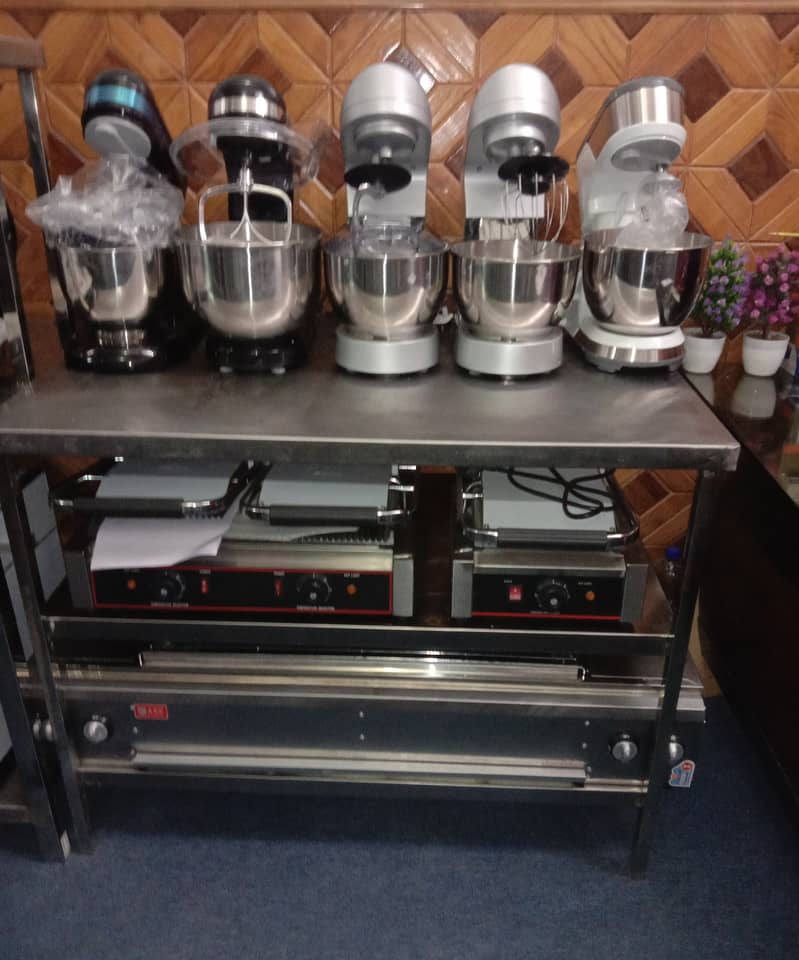 Dough Mixer Fryer banler /pizza oven /hot case/ coffee charga peroofer 7