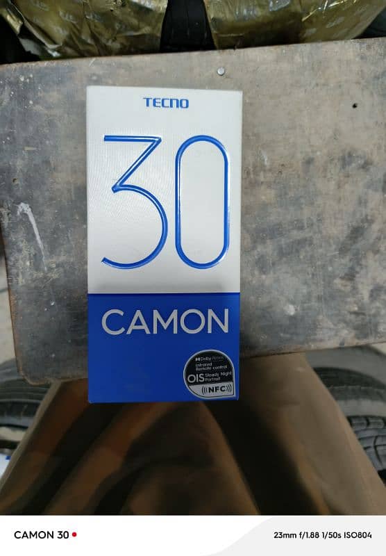 tecno camon 30 complete box 12 plus 12 Ram 256 memory 1