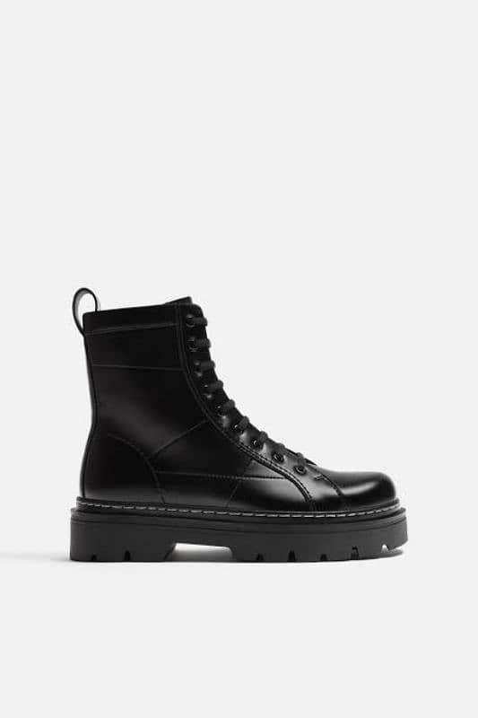 ZARA ORIGIONAL CHELSIA AND LACEUP BOOTS 6