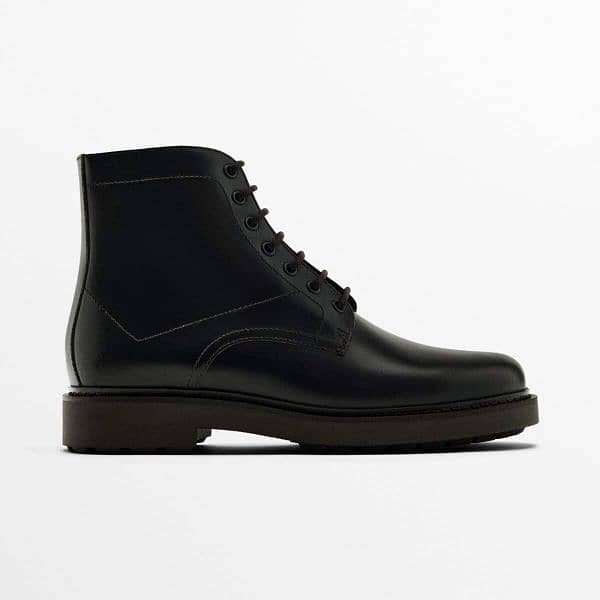 ZARA ORIGIONAL CHELSIA AND LACEUP BOOTS 8