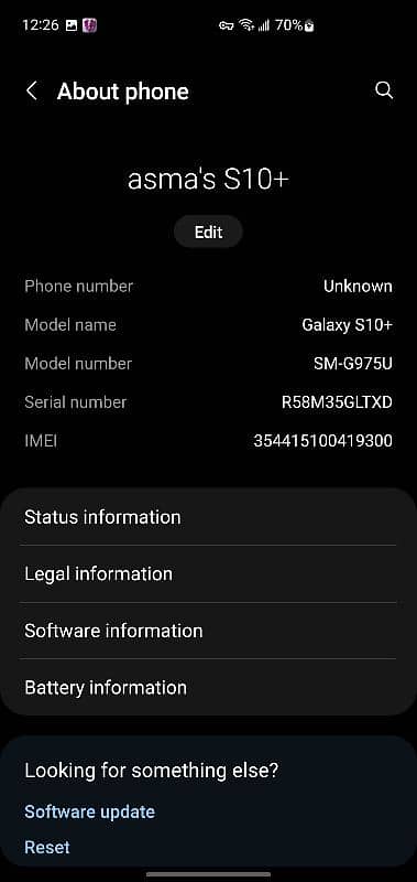 samsung s10 plus uk model non pta non acitve 1