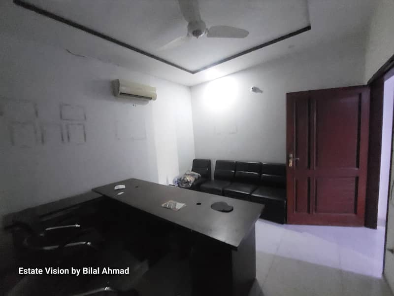 4 Marla 1st floor office available for rent in susan road link street Madina Town 6