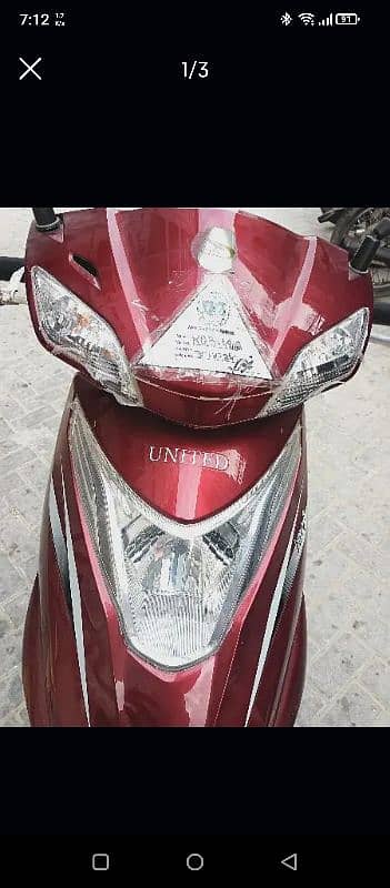 2023 United Scooty 2000/- km used 1