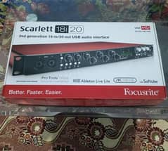 Focusrite Scarlett 18i20 USB 2.0 Audio Interface (2nd Generation)