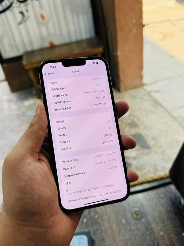 Iphone 13 Pro Max 256GB PTA Approved 8