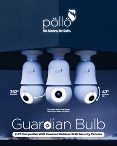 Light up your space with security! Introducing Pollo's Smart Bulb Cam