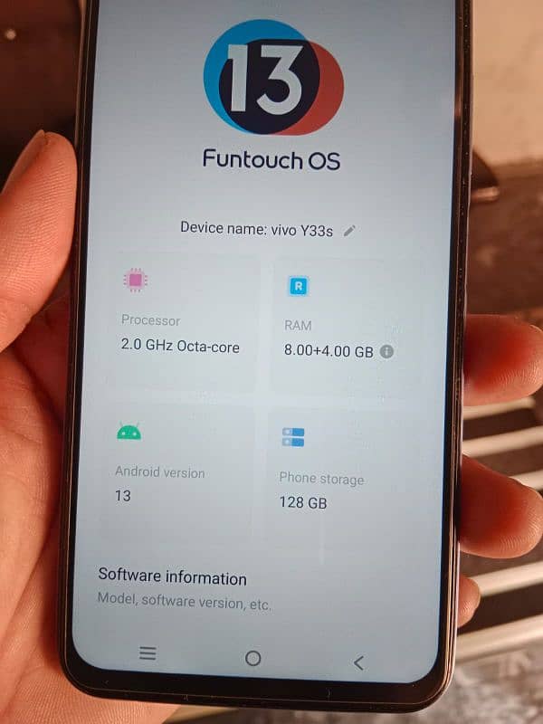 Vivo Y33 S 8+4 Ram 128 gb 5