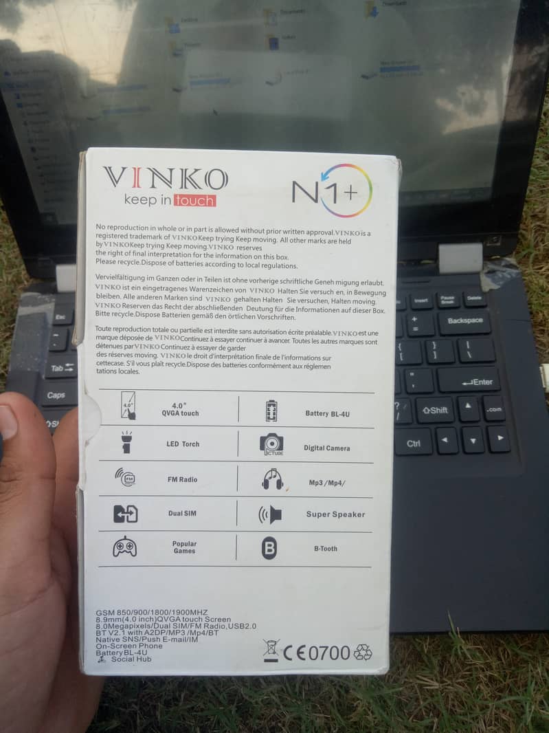 VINKO N1+ PTA, Original Box & Charger 9