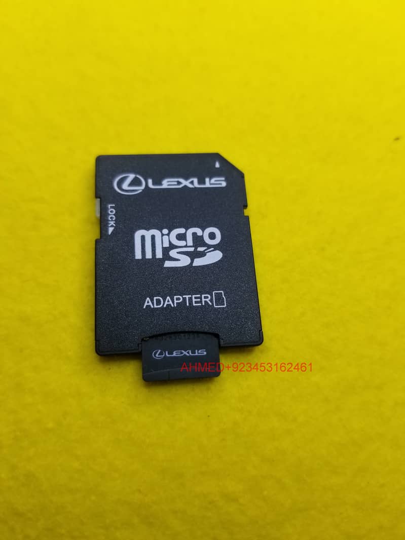 Micro sd card lexus LX570 mark levinson oem map 1