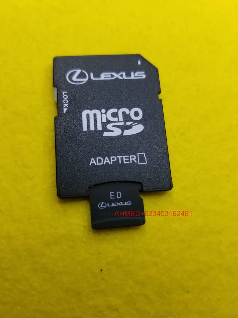 Micro sd card lexus LX570 mark levinson oem map 2