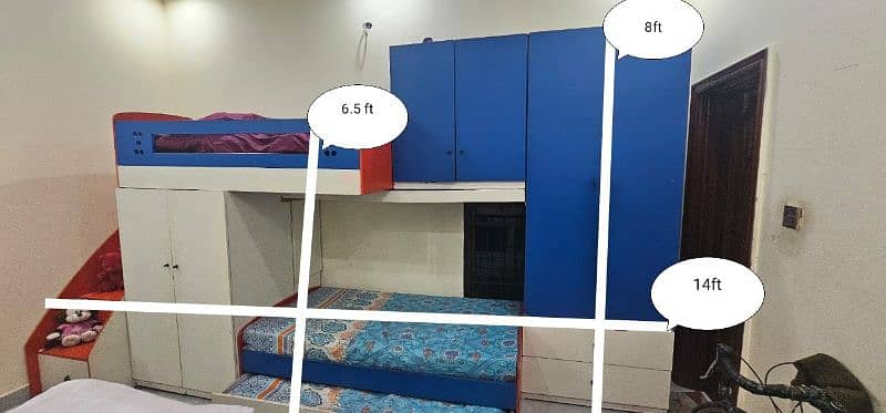 kids bed | bunk bed | triple kids bed | 3