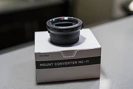 Sigma MC11 Adapter For Canon Lens On Sony E Mount Body