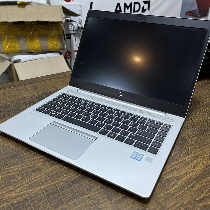 HP Elitebook ,intel® Core i5 8th Generation , Silver Metal Body, Fres 6