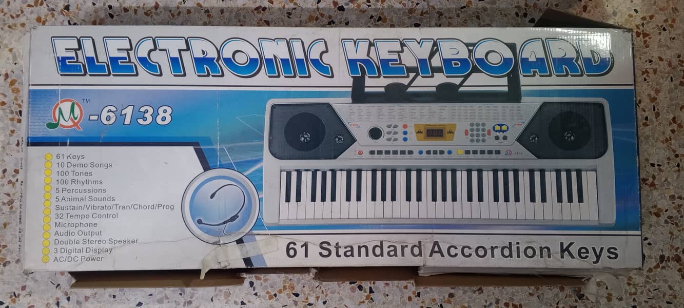 Miles 6138 (61 Keys Electronic Keyboard) 0