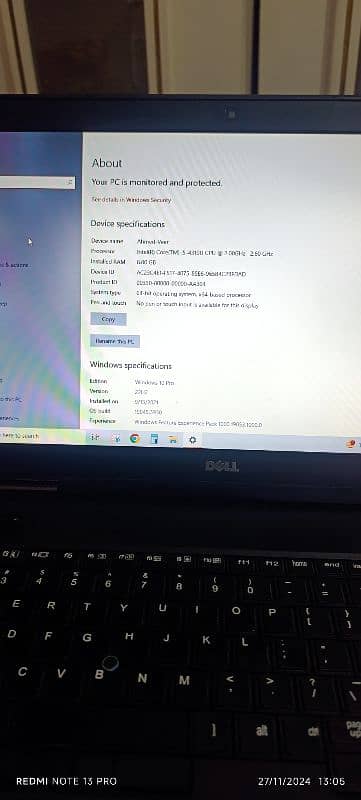 laptop intel core i5 10/10 condition 3