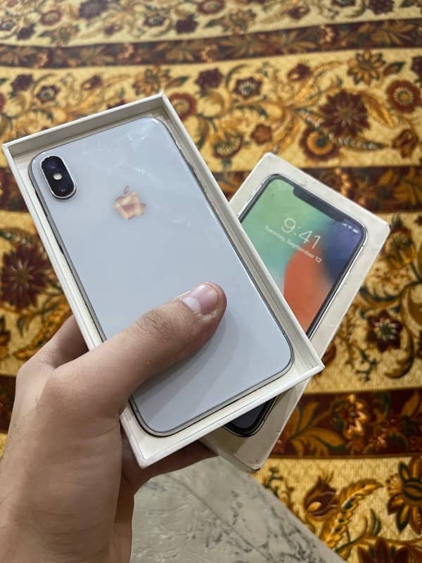 iphone x pta approved with box 10/10 2