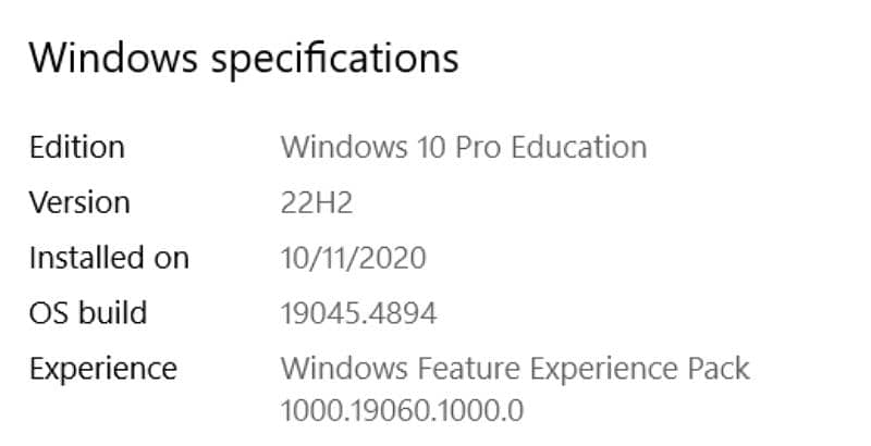 Haier-PC  Windows 10 Pro Education Version 22H2 3