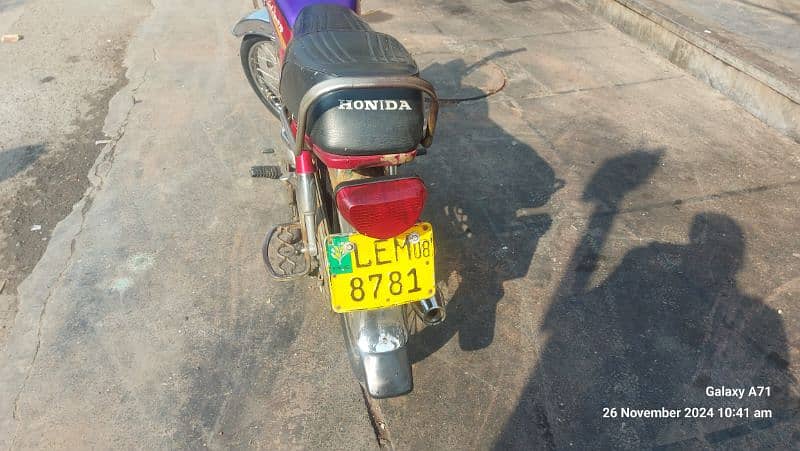 HONDA 70CC ORIGINAL BIKE MODEL 2008 6