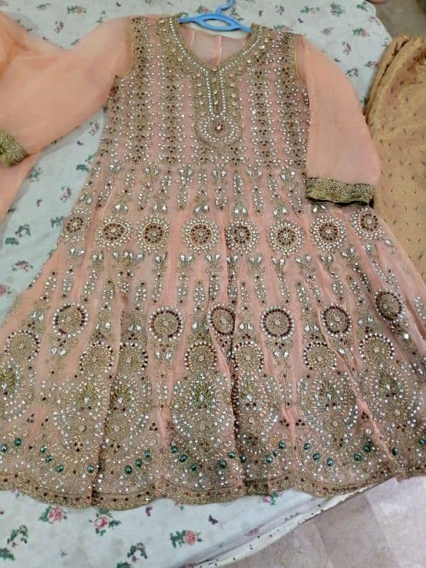 full embroidery fancy frock with banarsi touser 1