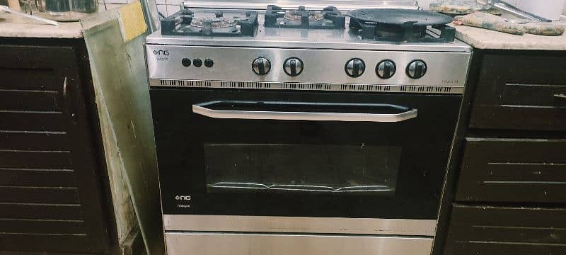 nas gas cooking range 3 burners full size 2