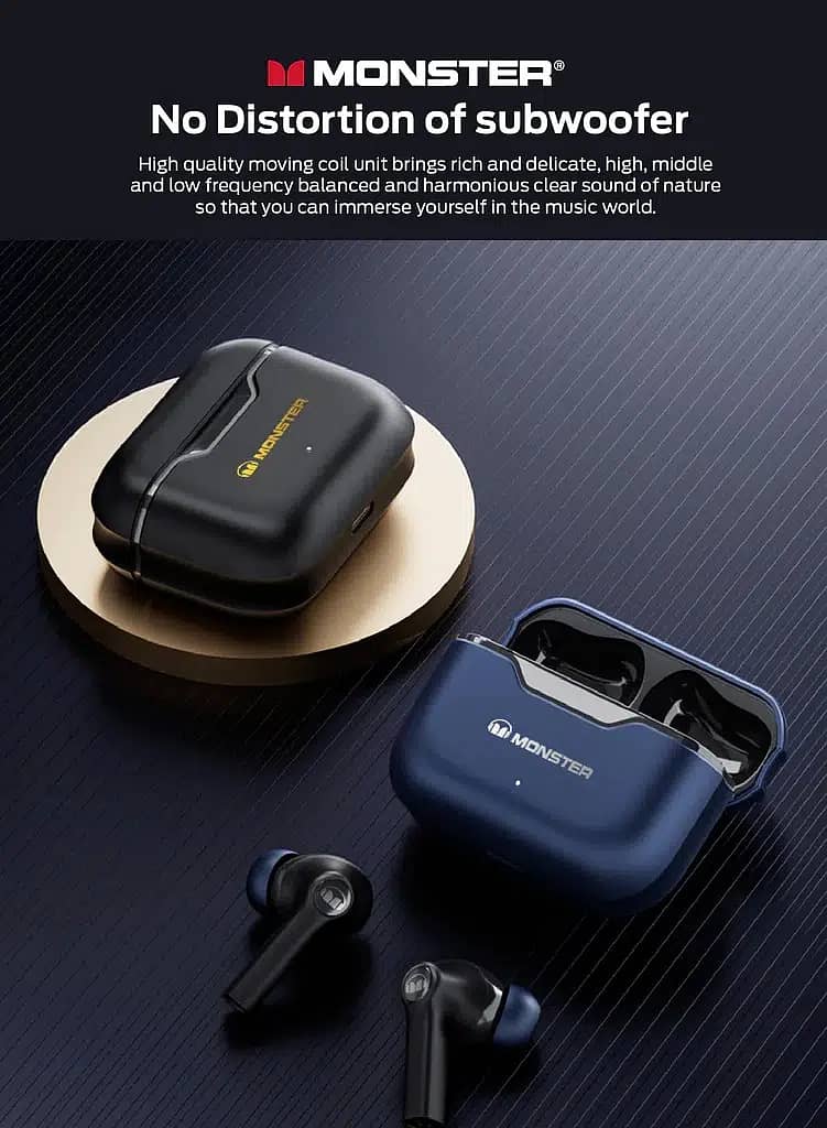 MONSTER AIRMARS XKT02 True Wireless Bluetooth Earphones 2