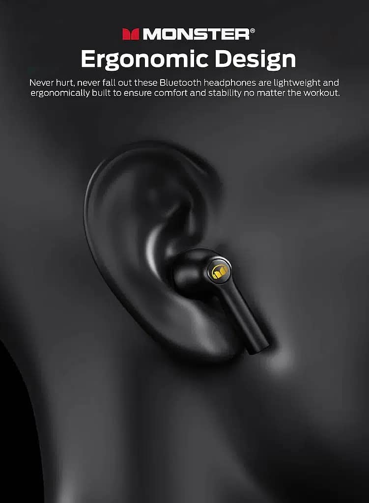 MONSTER AIRMARS XKT02 True Wireless Bluetooth Earphones 4