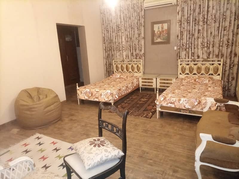 Fully Furnished One Bed Is Available For Rent In Dha Phase 2 Near Lalik Jan Chowk 2